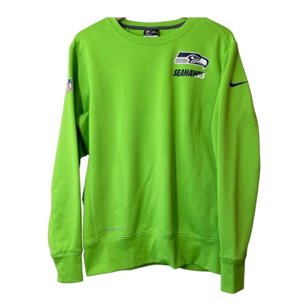 NFL Nike Seahawks, color neon green, man  sisee M in great condition